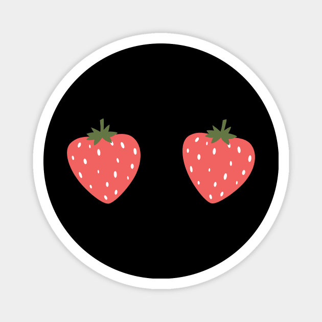 Summer Strawberry Boobs Magnet by The WYLD Tribe